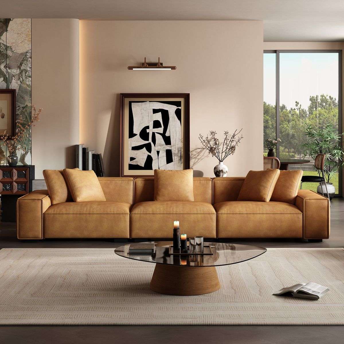 Combining genuine leather texture with super durability, environmentally friendly and stain resistant, it easily meets high-frequency usage needs.