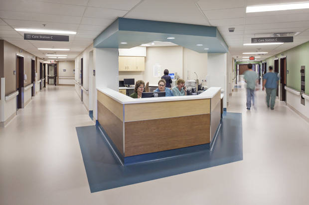 What are the benefits of hospital wall cladding?